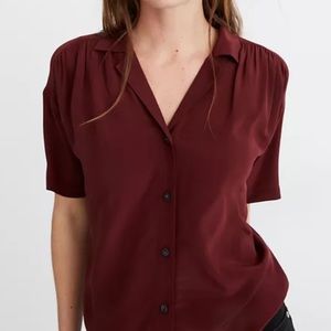 Madewell Silk Camp Shirt
